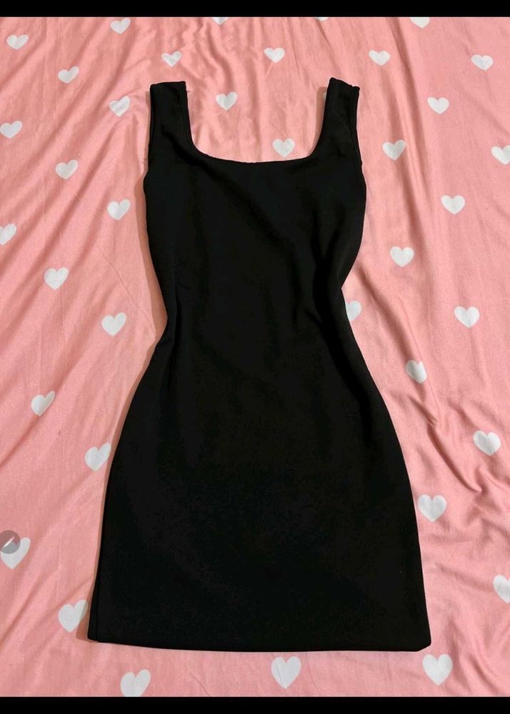 Black Bodycon Mini Dress