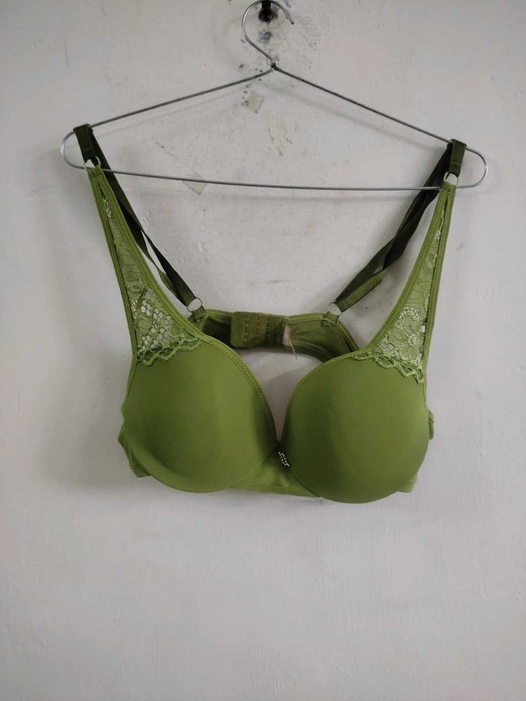 Lime Green Padded Bra