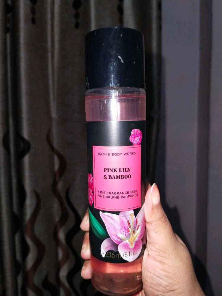 Pink Lily &amp; Bamboo Mist By Bath &amp; Body Works