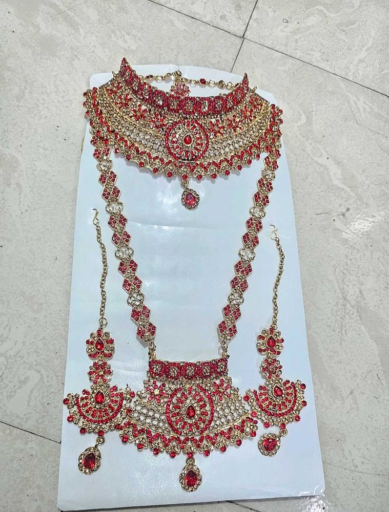 Hindu Bridal Heavy Necklace Set