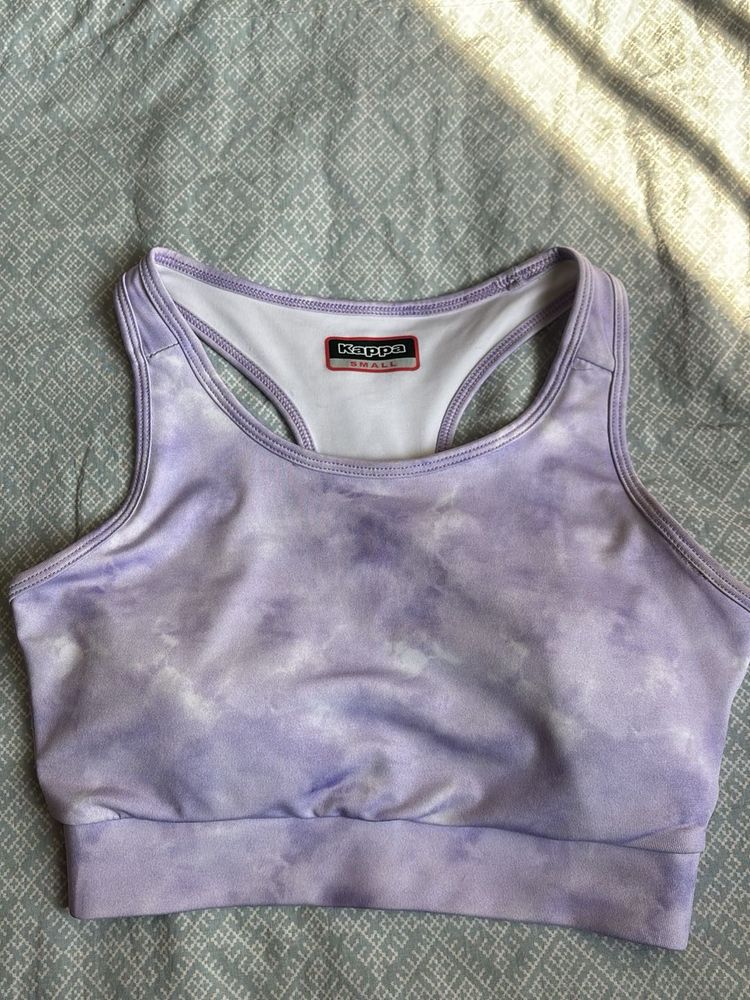 Kappa Purple Tie-Dye Sports Bra