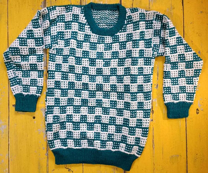 Cute Checkered Sweater