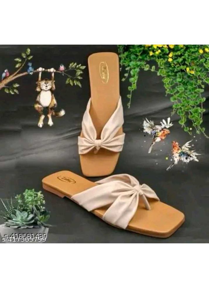 Chic Bow Detail Slides