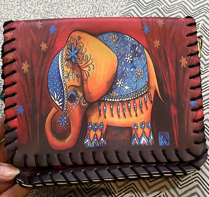 Elephant Art Clutch