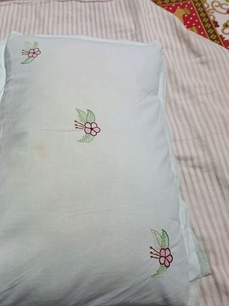 Embroidery Pillow Running Stitch