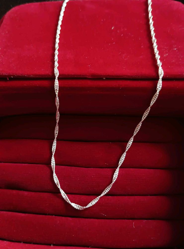 Pure Silver Sterling Rope Chain 20 Inch