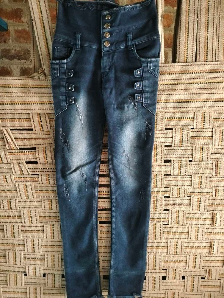 Stylish Blue Denim Jeans