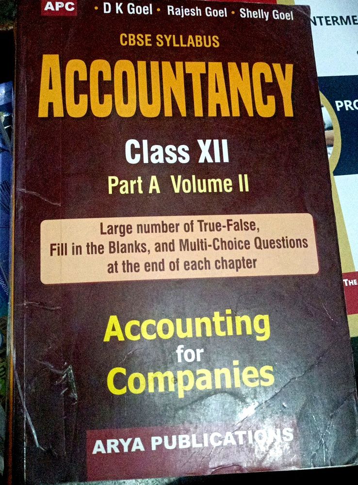Accountancy Class 12th Part A Vol 2
