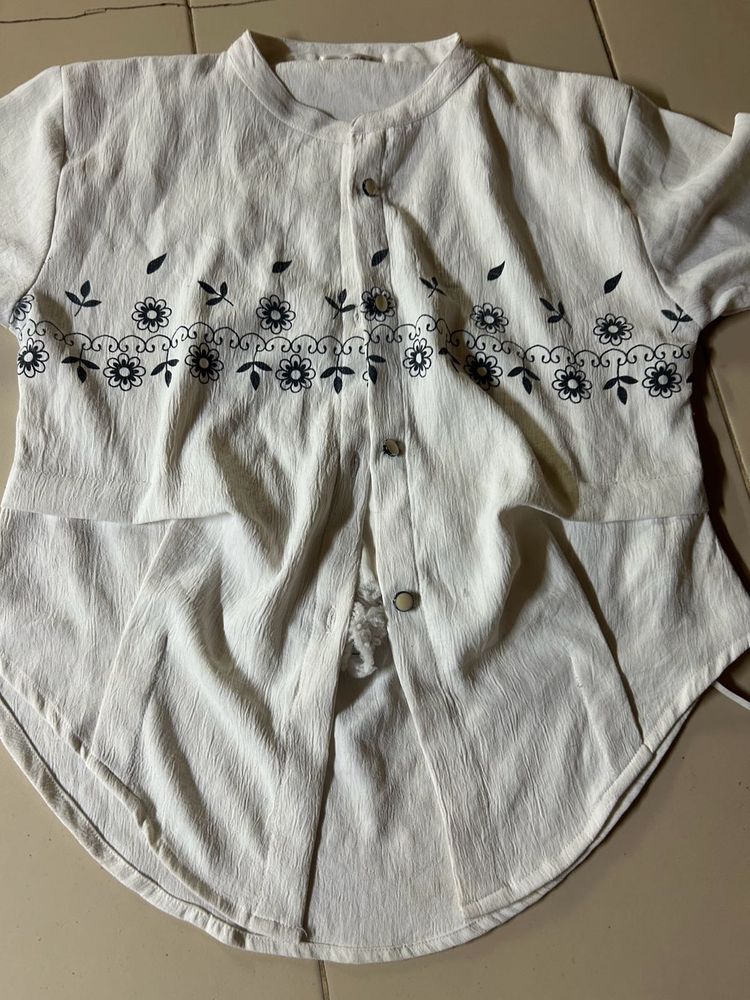 Floral Embroidered Top