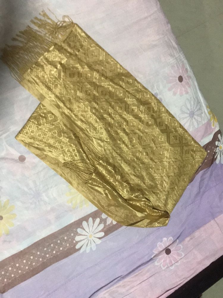 New Golden Dupatta