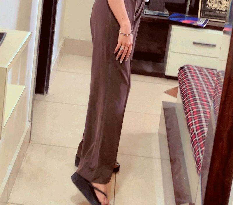 Chocolate Brown Wide Leg Pants