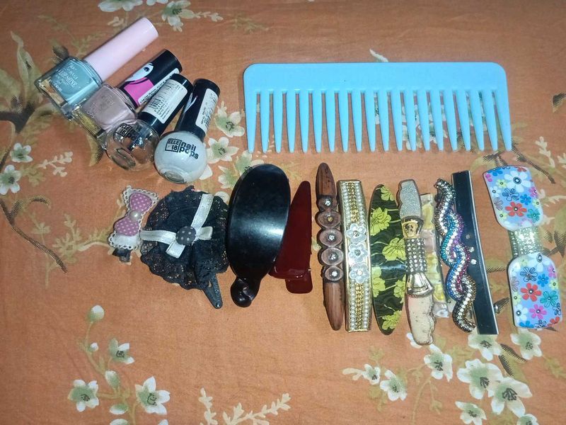 Hair Accessories &amp; Nail Polish