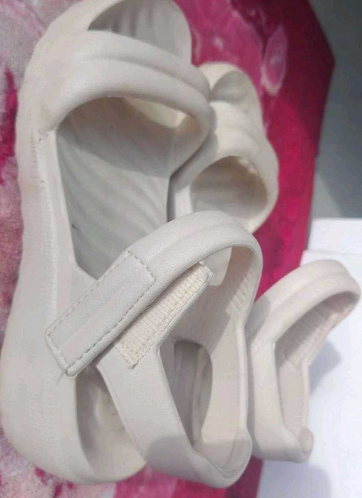 Comfortable White Flats
