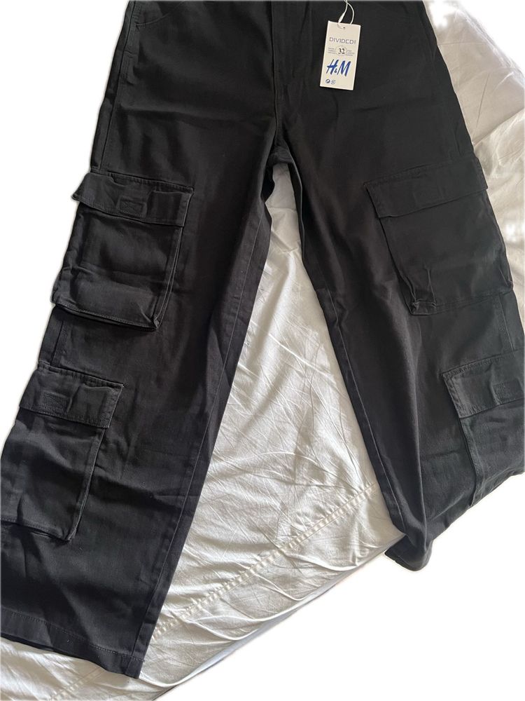 H&amp;M Black Cargo Pants