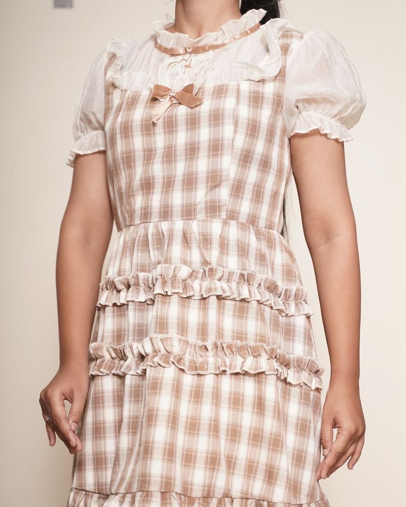 Plaid Ruffle Dress