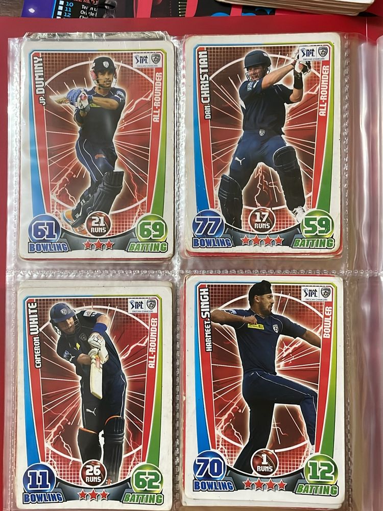 Cricket Attax Mumbai Indian And DC 2013 Set