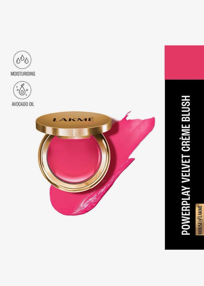 LAKME 9 To 5 POWERPLAY VELVET CREME BLUSH