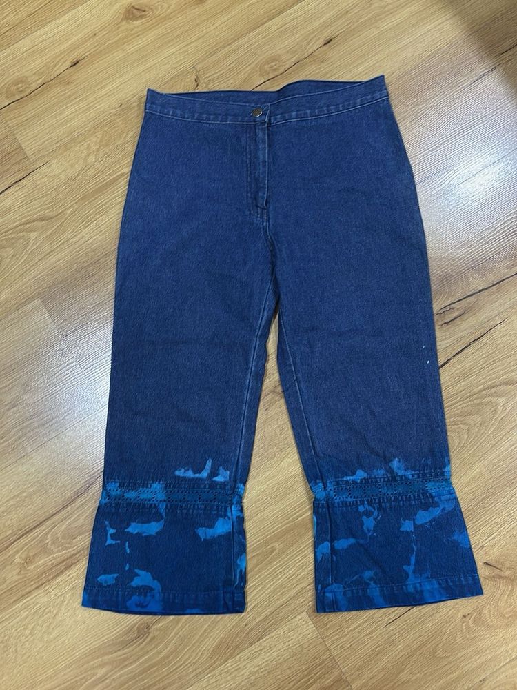Unique Cropped Jeans