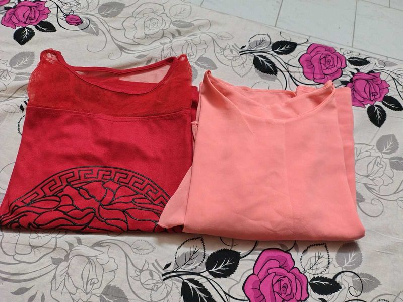 2 PcBeautiful Stylish Sleeves Top