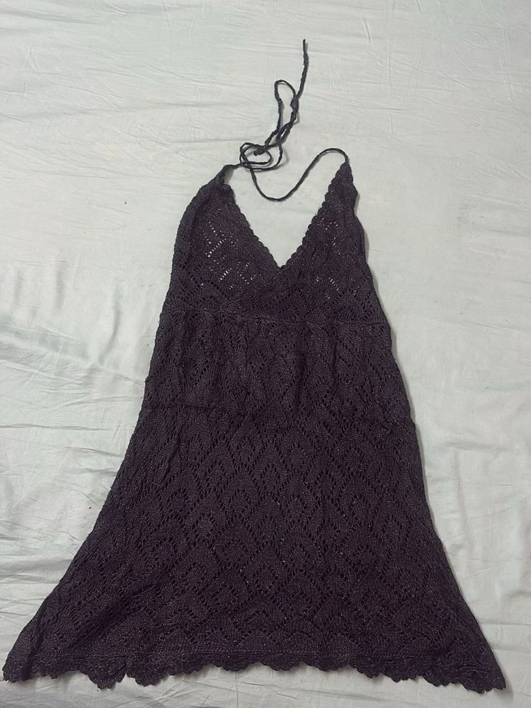 Crochet Halter Sundress