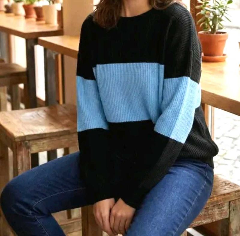 Striped Color Block Sweater