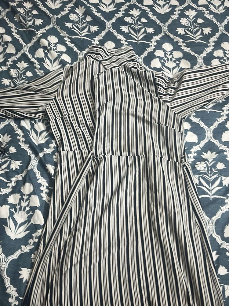 Striped Shirt Dress