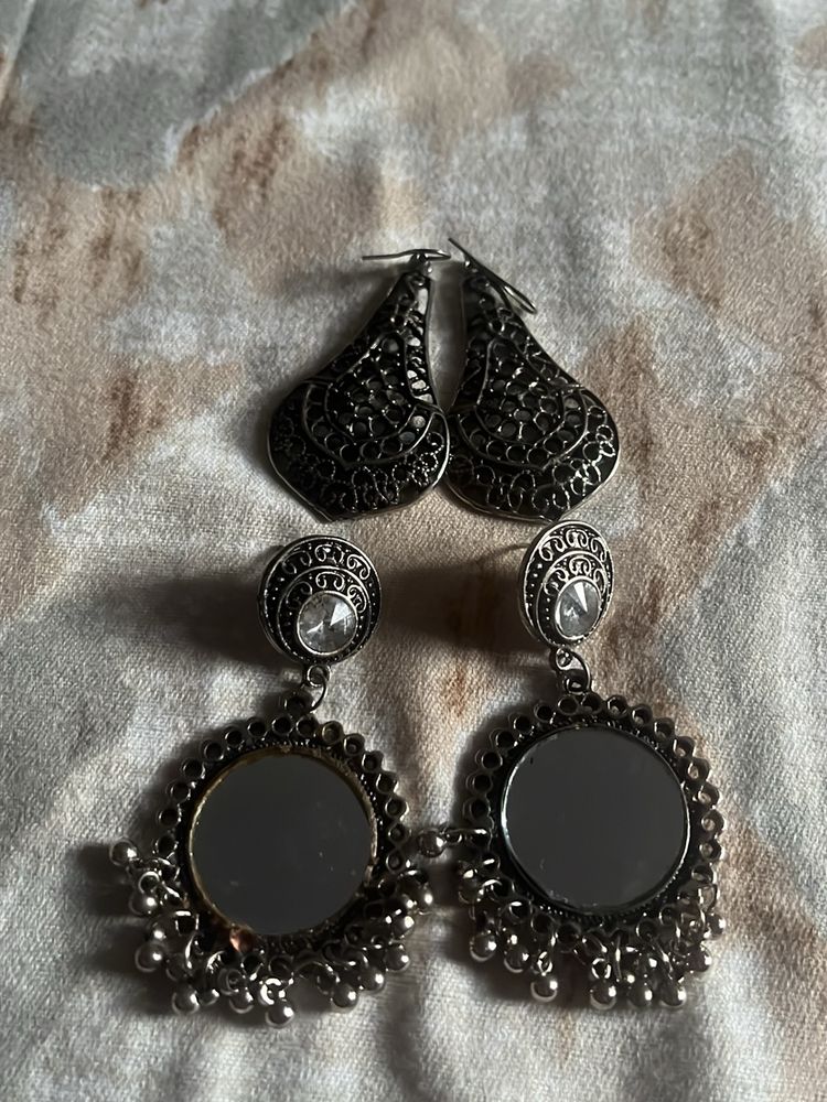 Sliver Elegant Earrings In Combo