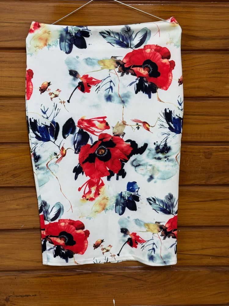Floral Pencil Skirt 🌺🌼🌸