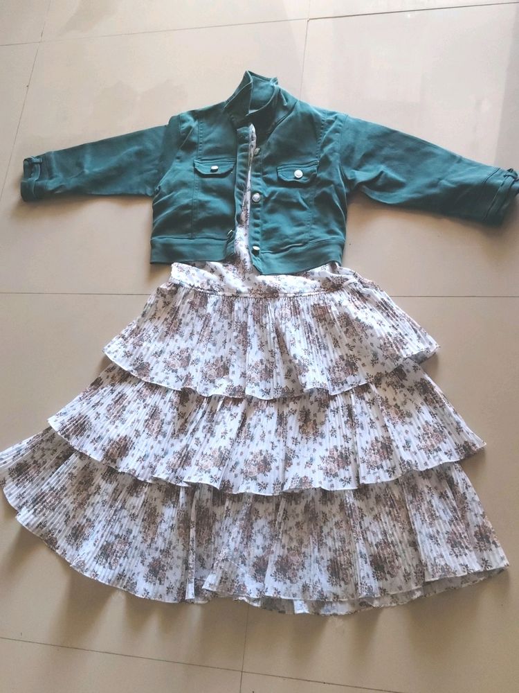Girl's Dress and Jacket Set