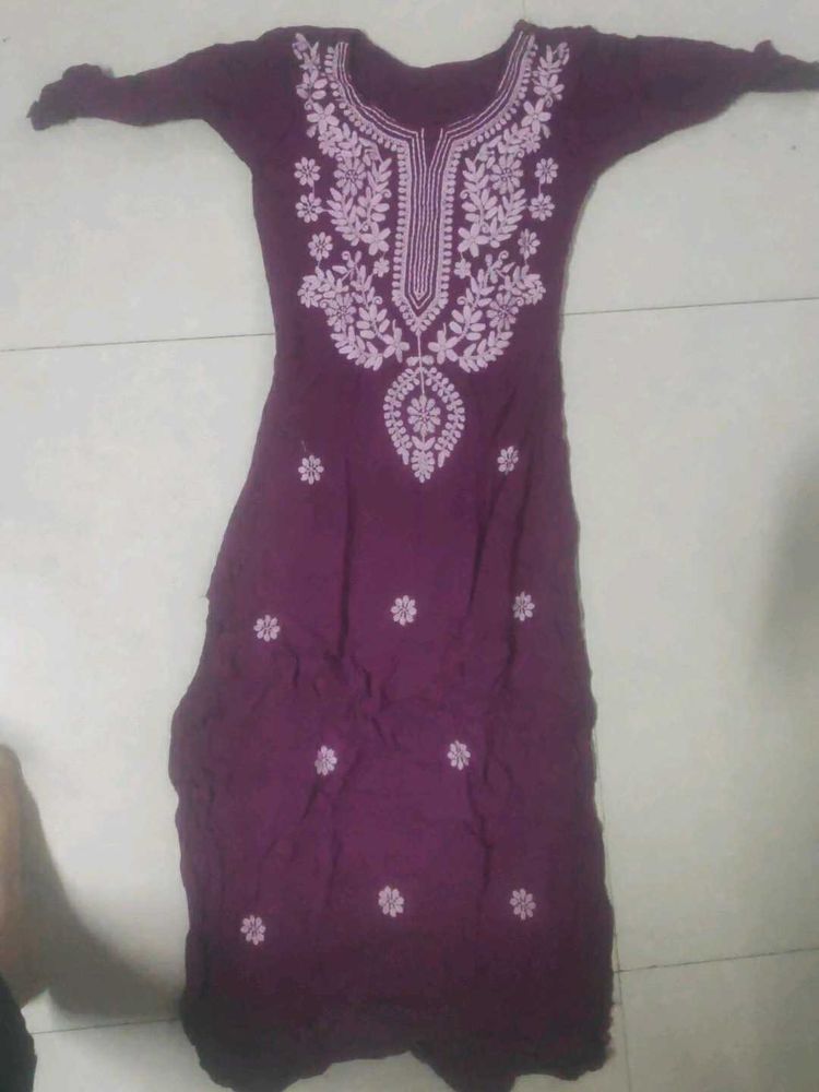 Elegant Embroidered Kurta