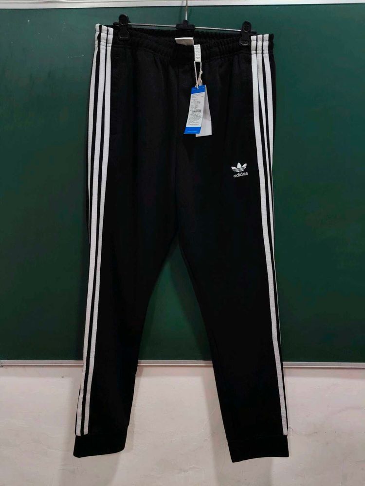 Adidas Originals Black &amp; White 3 strips Joggers