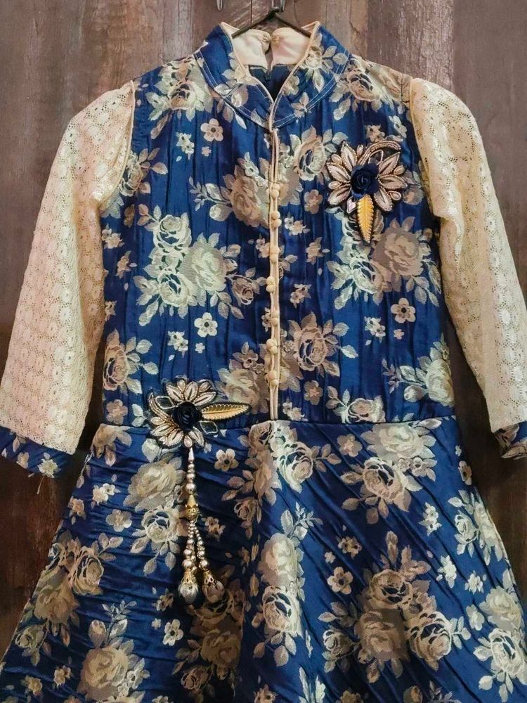 Floral Girls&#39; Party Dress
