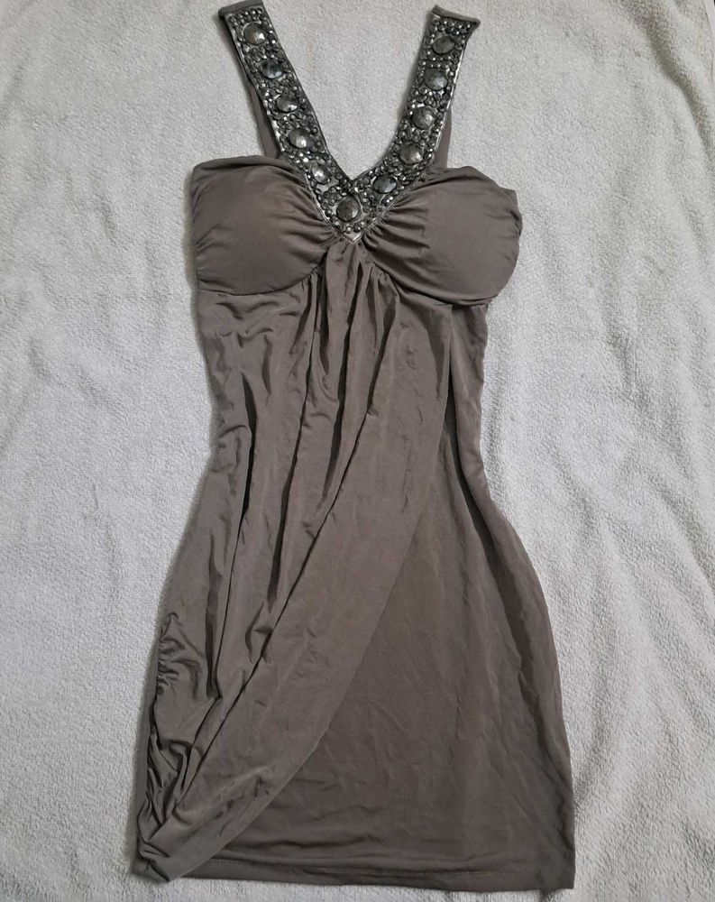 Y2k Brown Party Dress