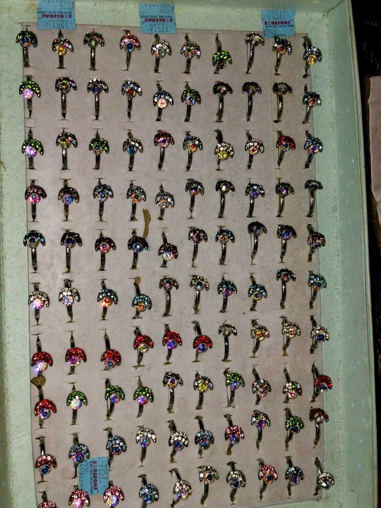 Vintage Rhinestone Rings At @ 150