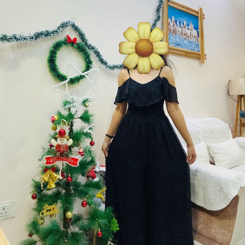 Elegant Black off shoulder Jumpsuit