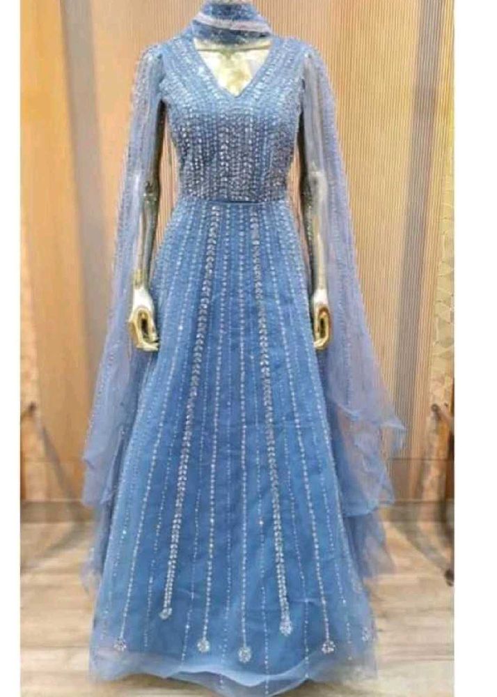 🔥Wedding Gown Engagement Party Wear designer 🔥💙
