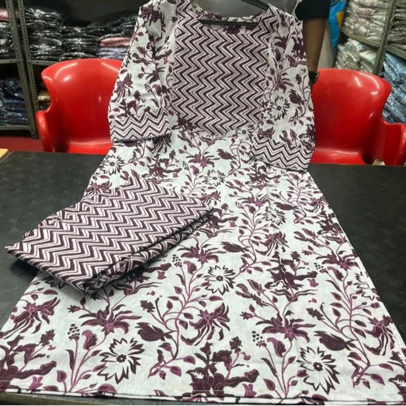 Kurta Set Without Dupatta L