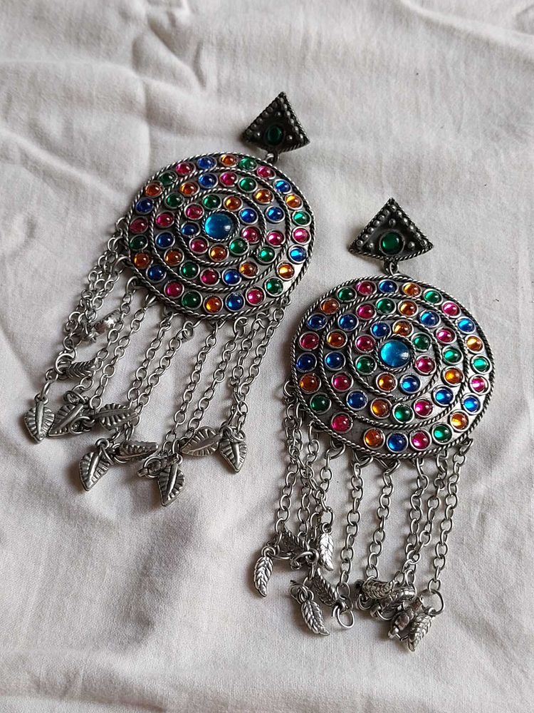 Colorful Afghan Earrings