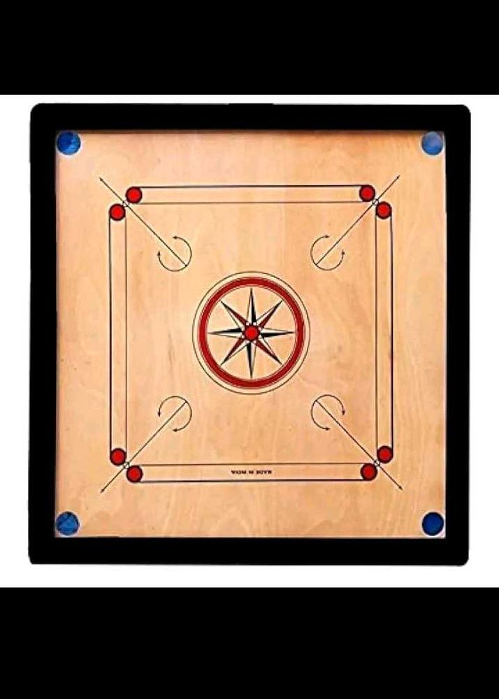 Carrom Board Game With Coins