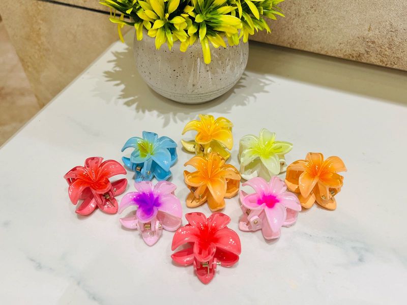 Any 2 Floral Hair Clips