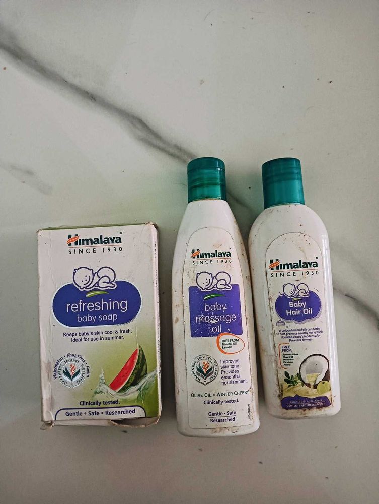Himalaya Baby Soap and Oils Set