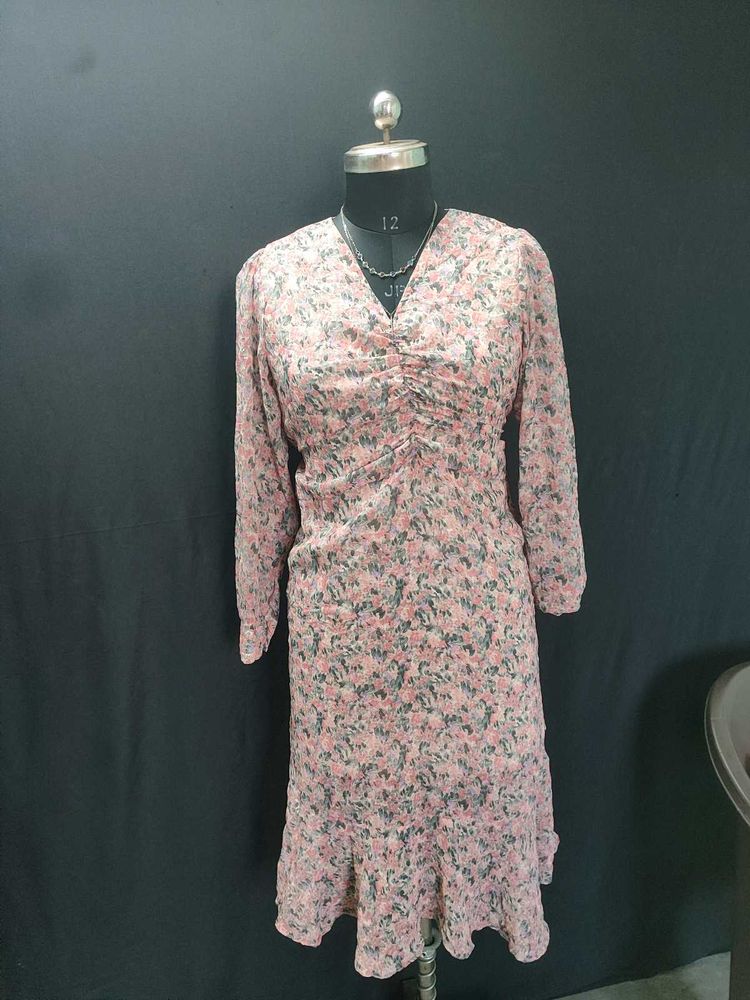 Floral Print Midi Dress