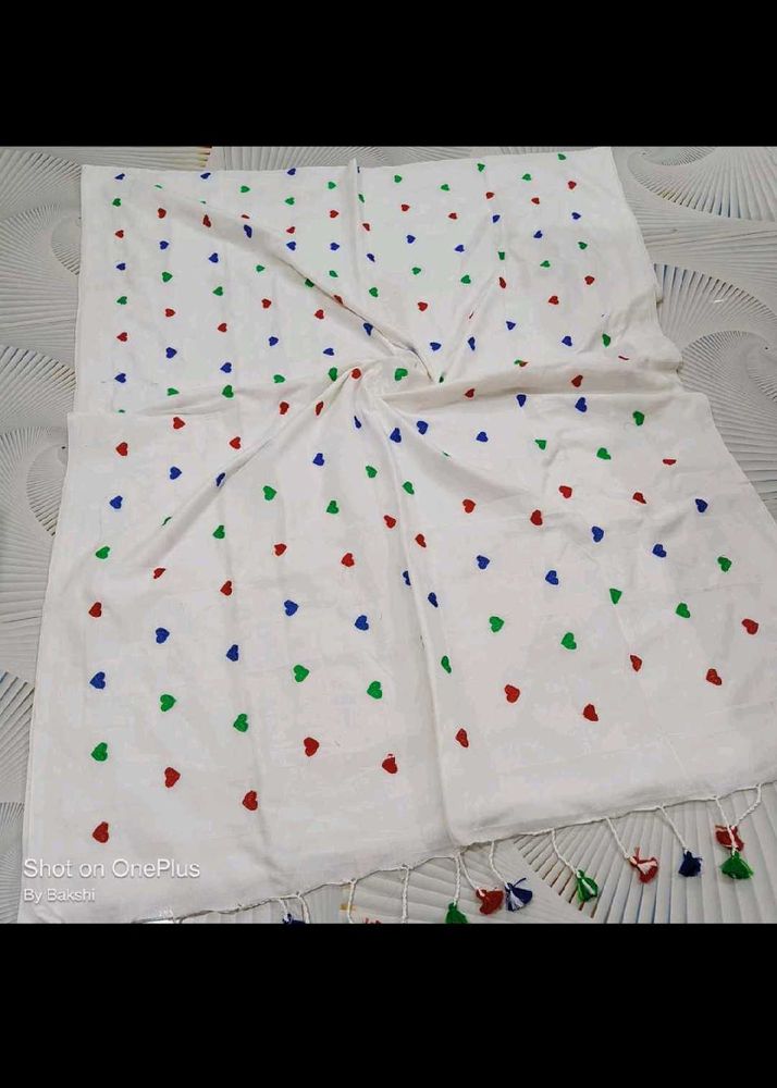 Love Design Pure White 🤍 Saree