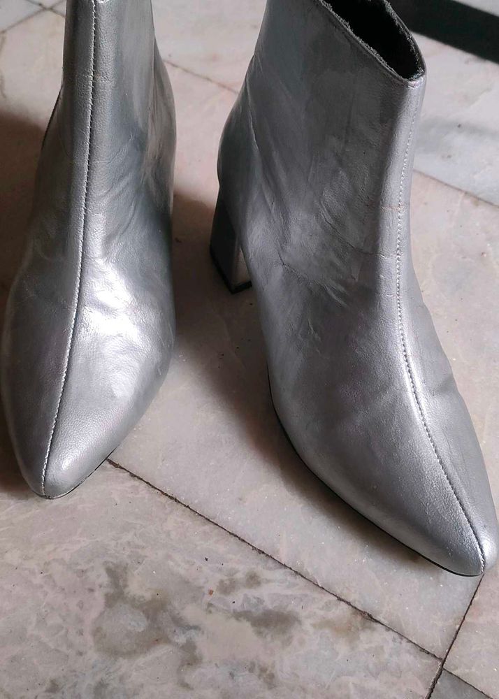 Long Grey Boot