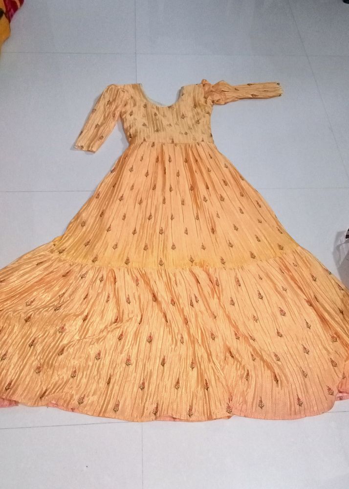Full Gher Long Gown Frock