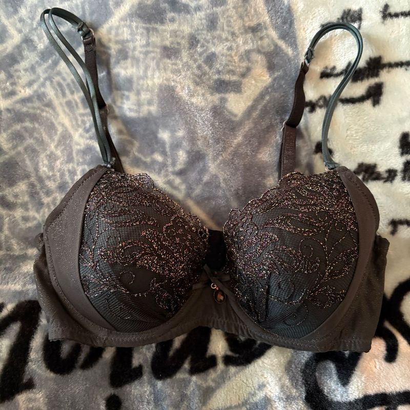 Elegant Black Lace Bra