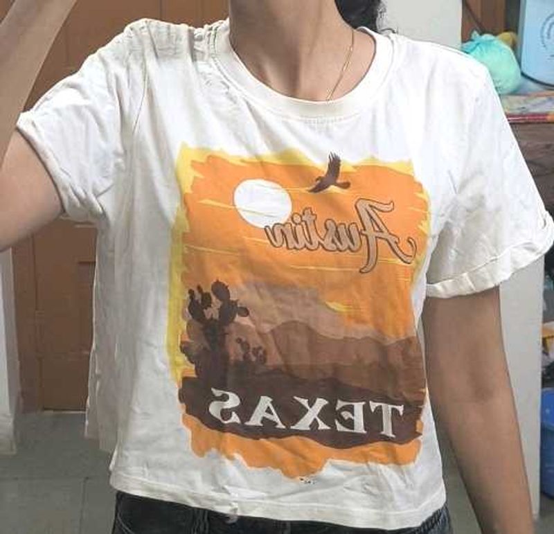 Austin Texas Graphic Boxy fit Tee