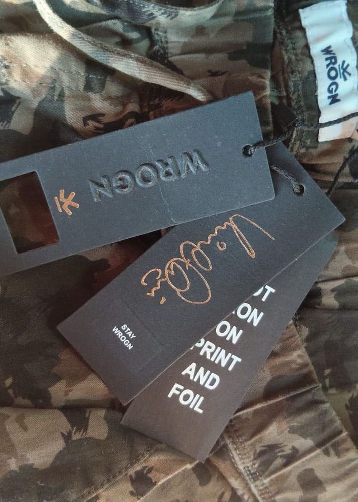 Wrogn cool army cargo joggers