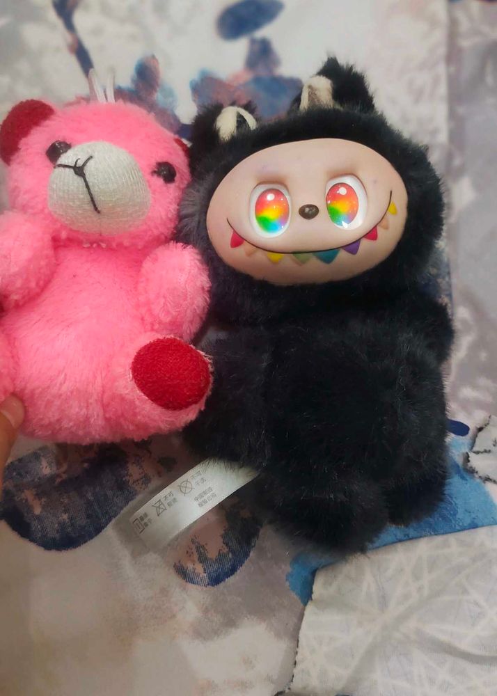 Cute Labubu And Teddy