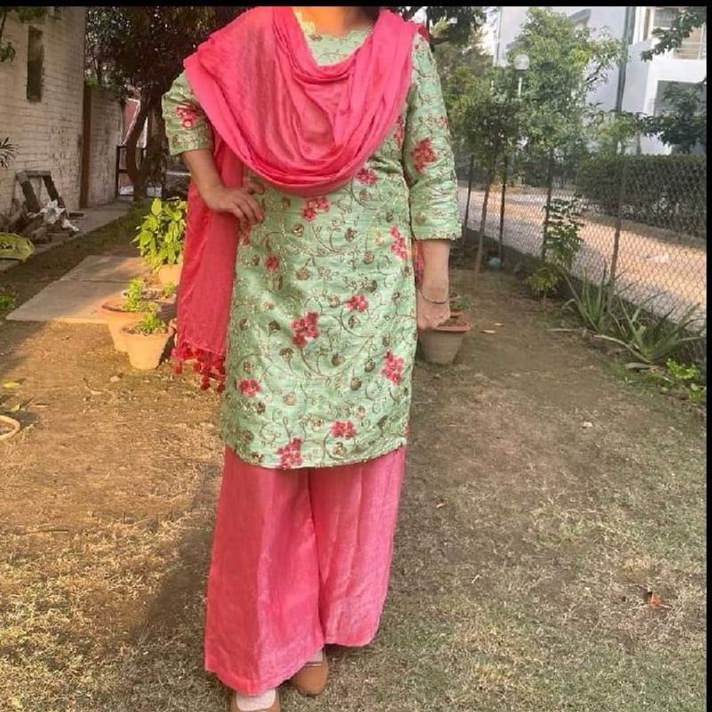 Elegant Complete Kurta  Plazo Set